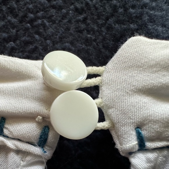 S - Blue Rain Embroidered Tank - Picture 4 of 7